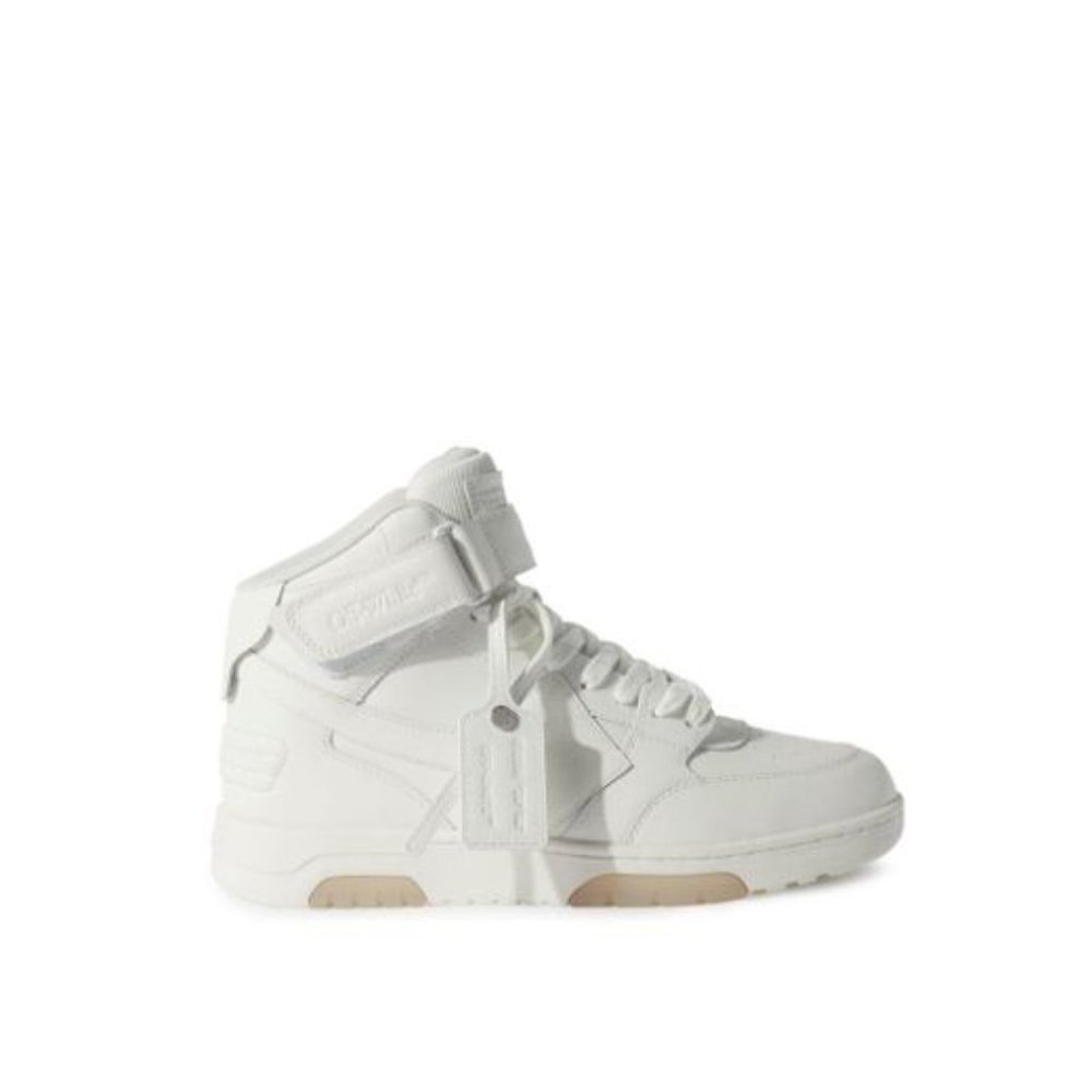 Off-White c/o Virgil AblohMen's White Out Of Office Mid Top Lea